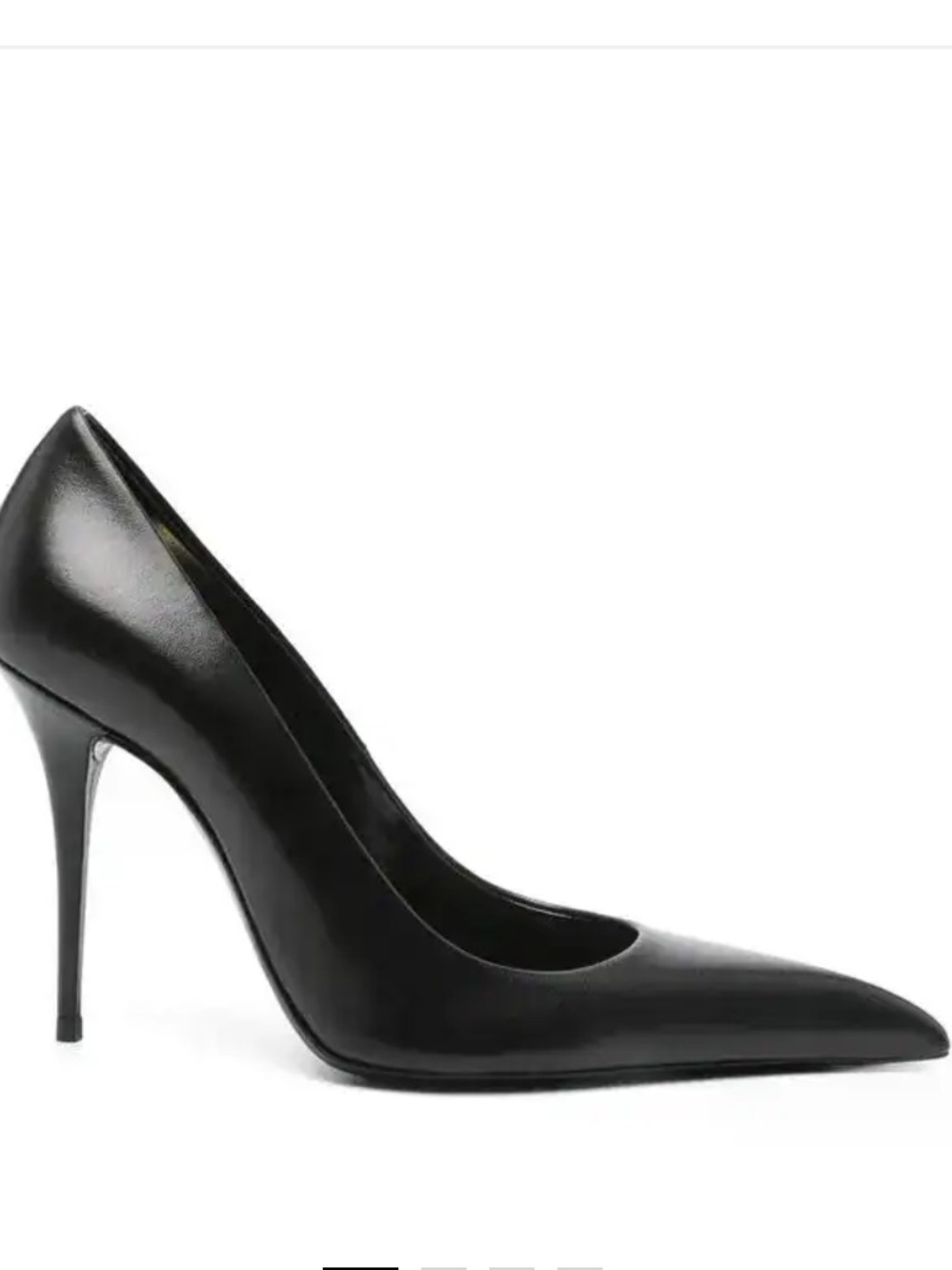 SAINT LAURENT Classic Women's Pointed Toe High Heel Pumps in Black - Picture 14 of 17